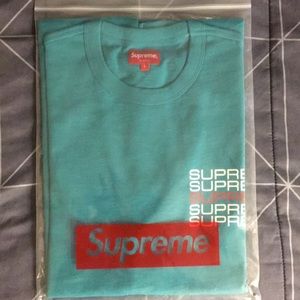 teal supreme shirt